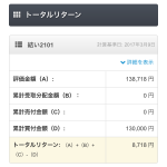 鎌倉投信　毎月1万積立　1年1ヶ月目